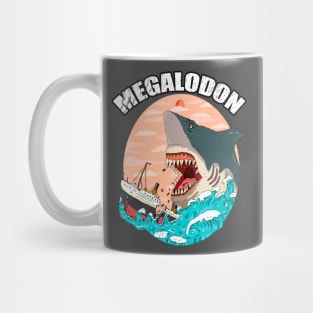 megalodon shark Mug